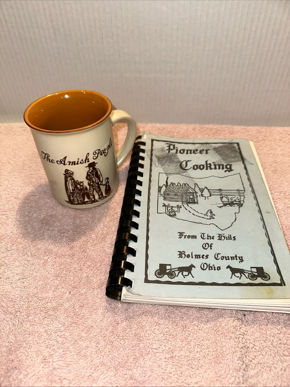 Amish People Ceramic Mug - Pioneer Amish cookbook